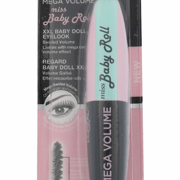 L´ORÉAL Mega Volume Miss Baby Roll řasenka Mega Black 9,1 ml porovnat ceny