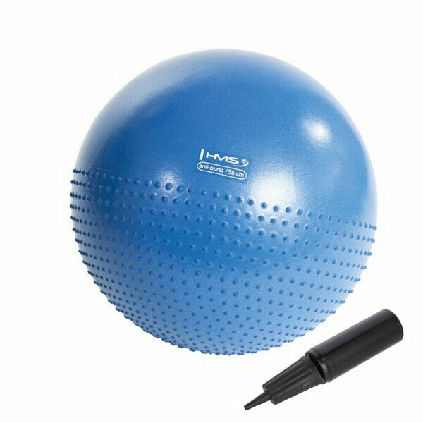 HMS YB03 Masážní gymnastický míč 55 cm modrý porovnat ceny