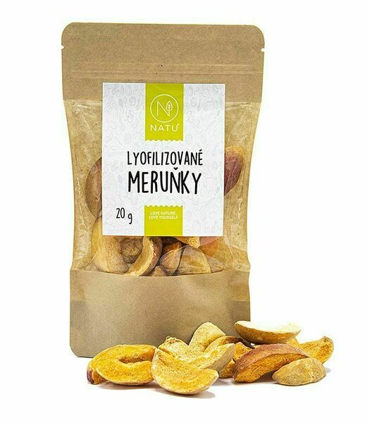 NATU Lyofilizované meruňky 20 g porovnat ceny