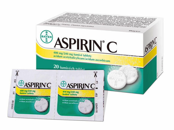 Aspirin C 400mg/240mg šumivá tableta 20 porovnat ceny