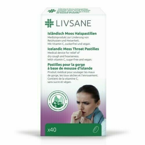 LIVSANE Pastilky proti kašli 40 ks porovnat ceny