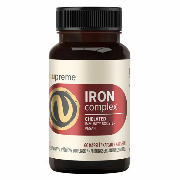 NUPREME Železo chelát 60 kapslí porovnat ceny