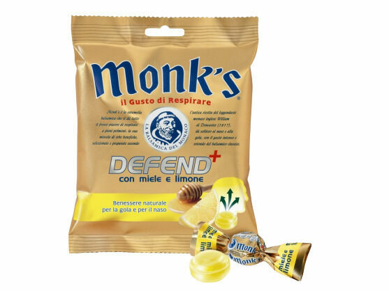 MONK´S  MONK'S Funkční bonbóny balzamikové s citrónem s příchutí medu 46g porovnat ceny