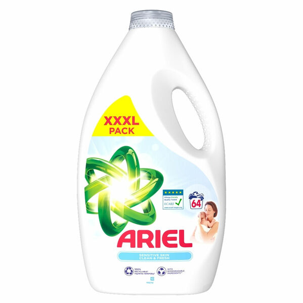 ARIEL Sensitive Prací gel 64 praní porovnat ceny