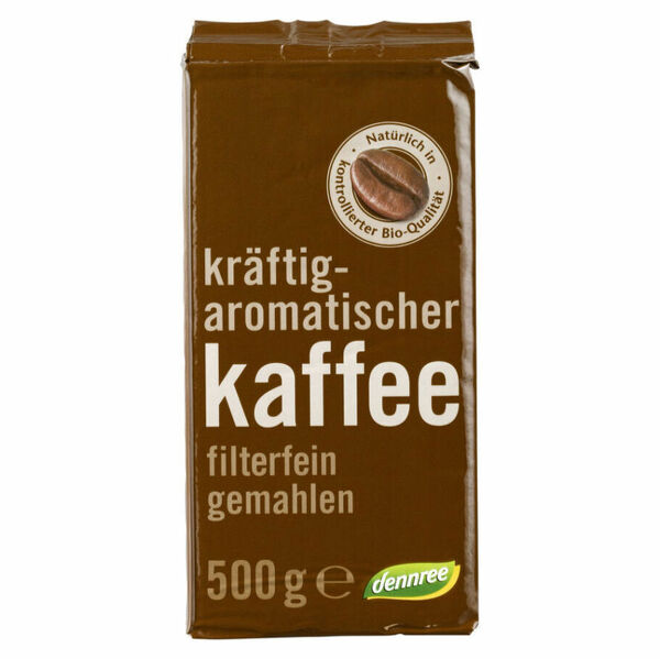 DENNREE Káva jemně mletá BIO 500 g porovnat ceny