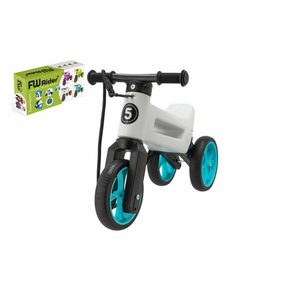 TEDDIES Odrážedlo Funny Wheels Rider SuperSport bílé/tyrkys 2v1 od 18. měsíců porovnat ceny