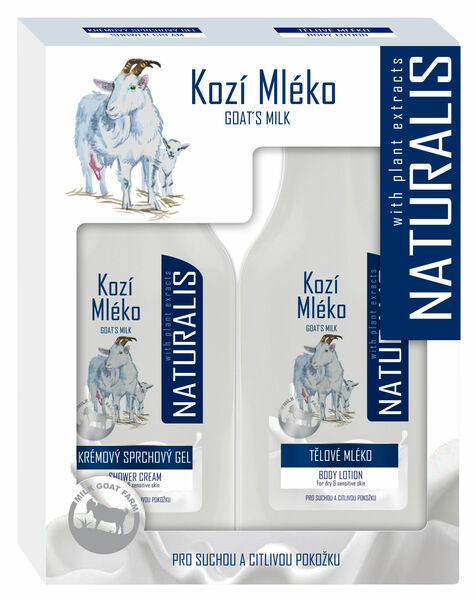 Naturalis Dárková kazeta Goat´s Milk 2 x 350 ml porovnat ceny