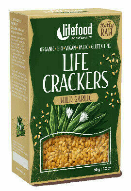 Lifefood LIFE CRACKERS BIO RAW S medvědím česnekem 90g porovnat ceny