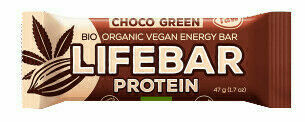 Lifefood LIFEBAR GREEN PROTEIN BIO RAW čokoládová se spirulinou 47g porovnat ceny