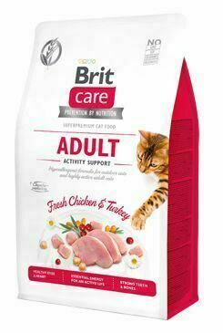 Brit Care Cat Gf Adult Activity Support, 0,4kg porovnat ceny