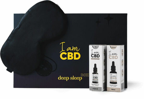I am CBD Dárkový Deep sleep box - 2x CBD kapky + škraboška porovnat ceny