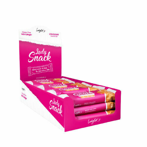 Lady Snack Proteinová tyčinka Karton Salted Caramel 24ks porovnat ceny