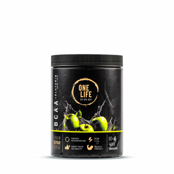 ONE LIFE BCAA zelené jablko instantní nápoj 400 g porovnat ceny