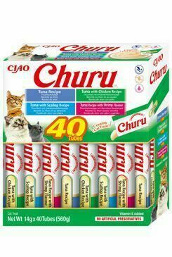 Churu Cat Box Tuna Seafood Variety 40x14g porovnat ceny