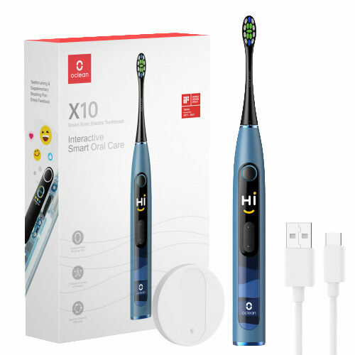 Oclean X10 sonický kartáček Blue, modrý porovnat ceny