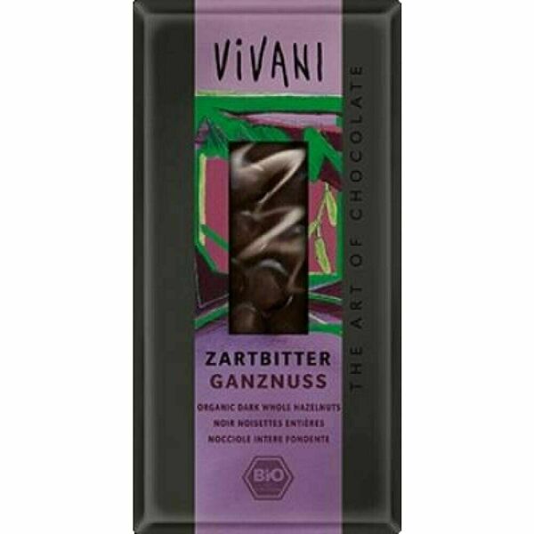 VIVANI bio čokoláda hořká s oříšky 100 g porovnat ceny
