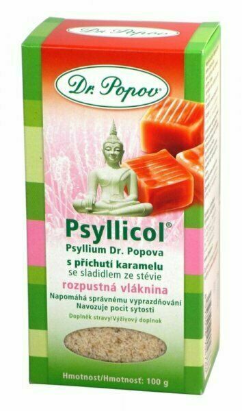 Dr.Popova Psyllicol s příchutí karamelu 100g porovnat ceny