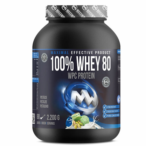 MAXXWIN 100% Whey protein 80 pistácie 2200 g porovnat ceny