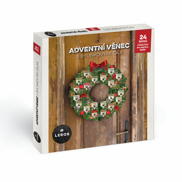 Leros Adventní věnec s bylinkovými čaji 24 sáčků porovnat ceny