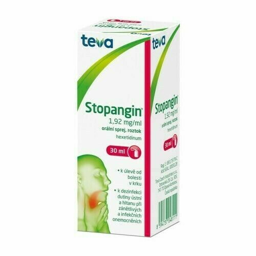 STOPANGIN 1,92 mg/ml sprej na orální podání 30ml porovnat ceny