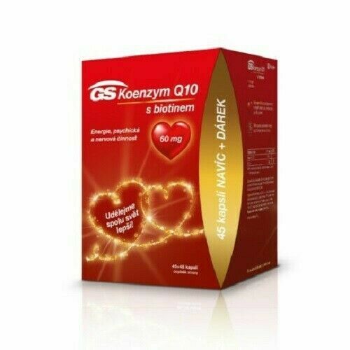 GS Koenzym Q10 60mg cps.45+45 dárek 2020 ČR/SK porovnat ceny