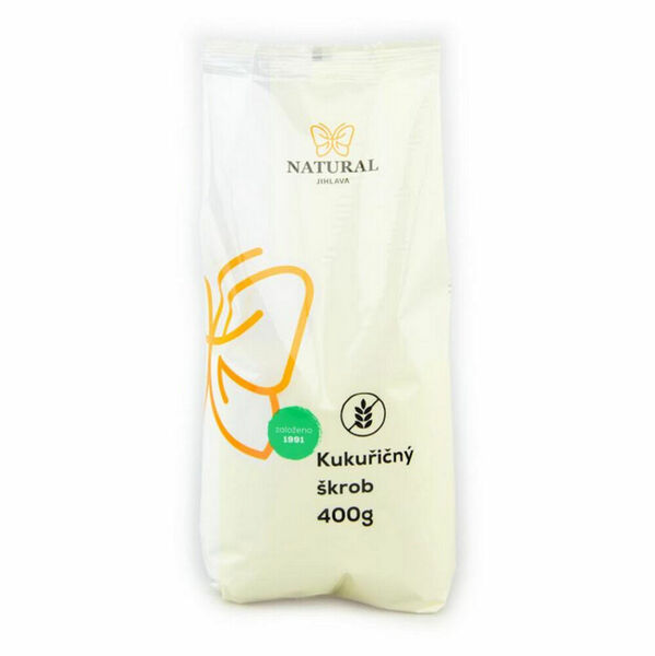 NATURAL JIHLAVA  Kukuřičný škrob bez lepku natural 400 g porovnat ceny