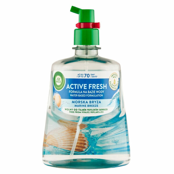 AIR WICK Active Fresh Náplň na vodní bázi do automatického difuzéru Mořský vánek 228 ml porovnat ceny