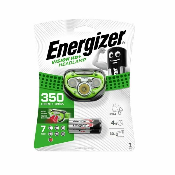 Energizer Headlight Vision HD+ 350lm 3xAAA svítilna 1 ks porovnat ceny
