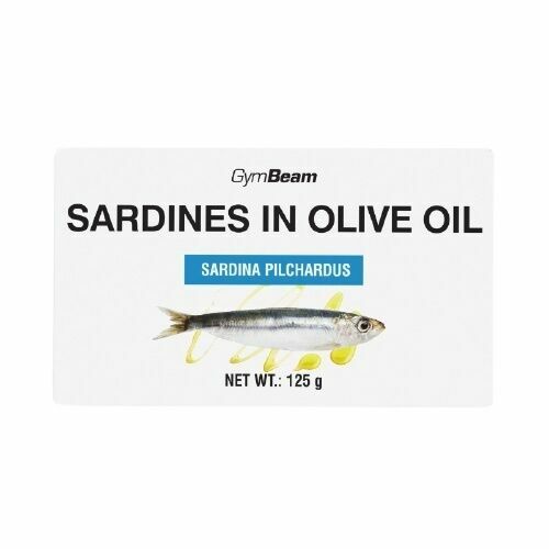 GymBeam Sardinky v olivovém oleji 125g porovnat ceny
