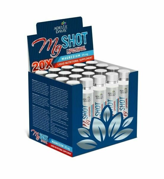 Adelle Davis MgSHOT Liposomal Magnesium 20x25 ml porovnat ceny