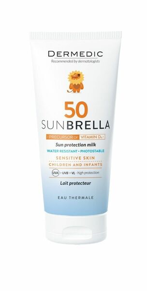 Dermedic Sunbrella Baby Ochranné opalovací mléko SPF50 100 g porovnat ceny
