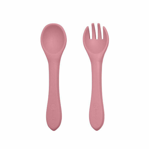 Petite&Mars Příbor silikonový TAKE&MATCH Dusty Rose 6m+ porovnat ceny