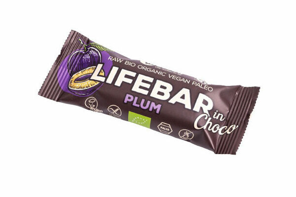 Lifefood Lifebar InChoco Bio tyčinka švestka 40g porovnat ceny