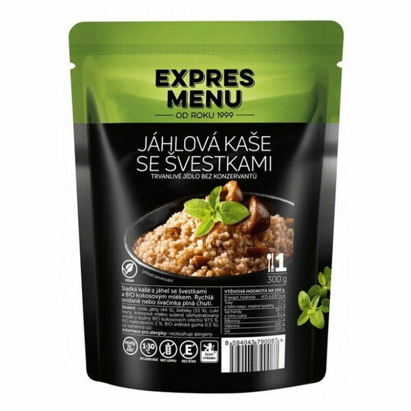 EXPRES MENU Jáhlová kaše se švestkami 300 g porovnat ceny