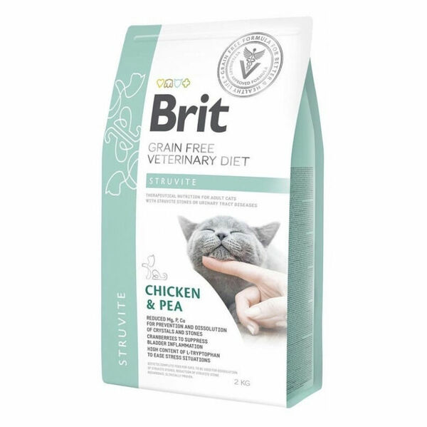 BRIT Veterinary diet grain free struvite granule pro kočky, Hmotnost balení: 5 kg porovnat ceny