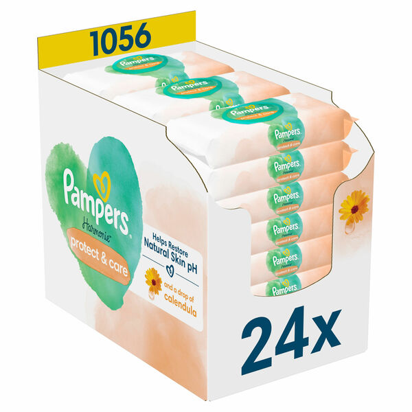 Pampers Harmonie Protect & Care Dětské Čisticí Ubrousky 24 x 44 ks porovnat ceny