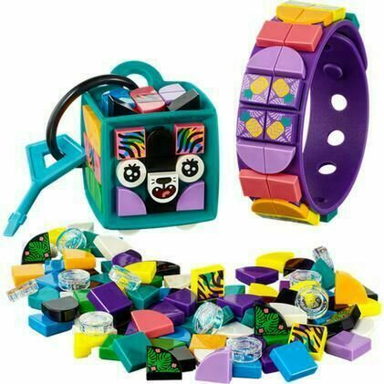 LEGO Dots Neonový tygr – náramek & ozdoba na tašku porovnat ceny