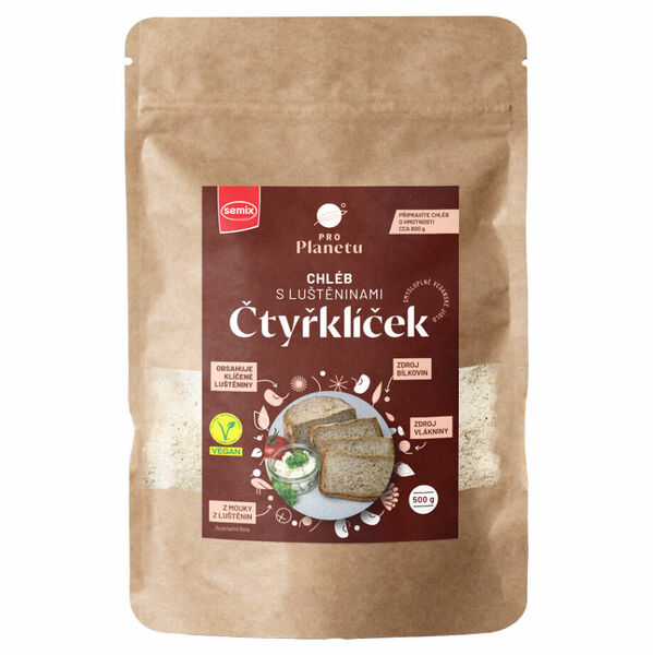 SEMIX Čtyřklíček Pro planetu chléb s luštěninami 500 g porovnat ceny