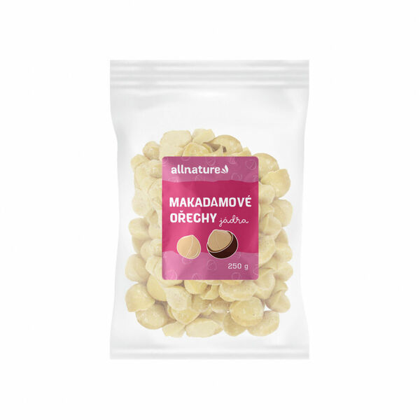 ALLNATURE Makadamové ořechy 250 g porovnat ceny