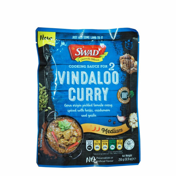 SWAD Vindaloo curry hotová omáčka 250 g porovnat ceny