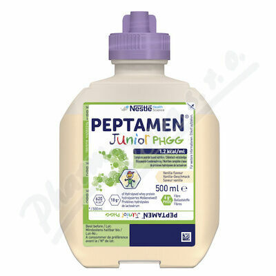 Peptamen Junior PHGG Vanilkový por.sol.12x500ml porovnat ceny