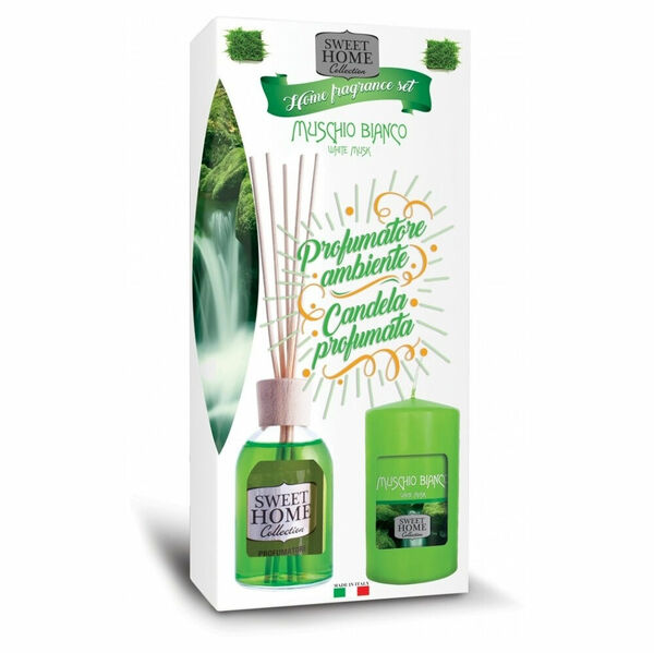 SWEET HOME COLLECTION Dárková sada White Musk difuzér + svíčka porovnat ceny