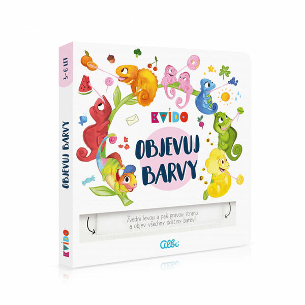 ALBI Kvído kniha objevuj barvy porovnat ceny