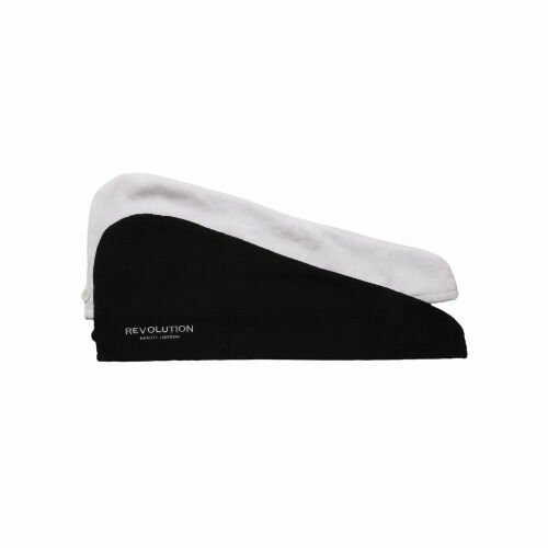 Revolution Haircare Microfibre Hair Wrap Elastický turban na vlasy black/white porovnat ceny