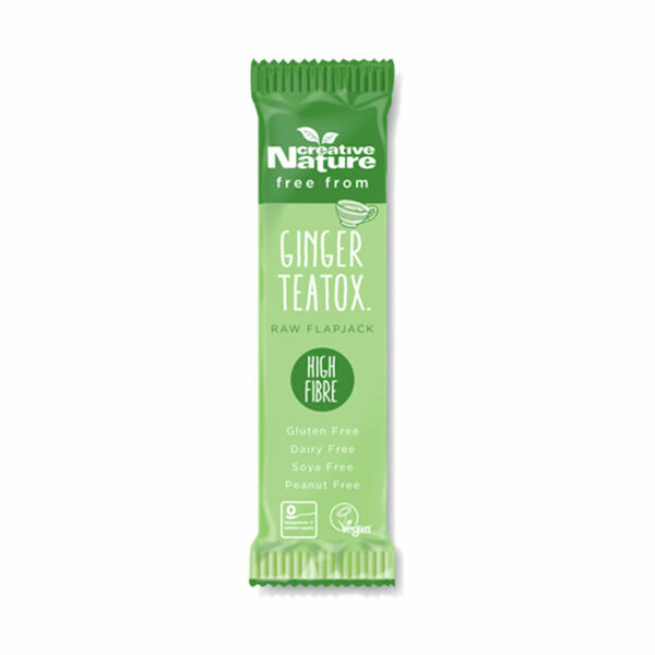 CREATIVE NATURE Raw Flapjack se zázvorem 38g porovnat ceny
