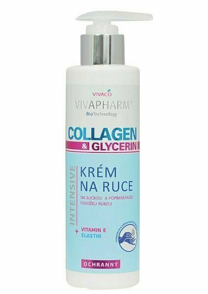 VivaPharm Krém na ruce collagen a glycerin 200 ml porovnat ceny