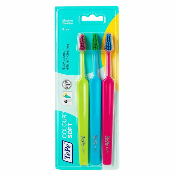 TEPE Zubní kartáček Colour Soft 3 ks porovnat ceny