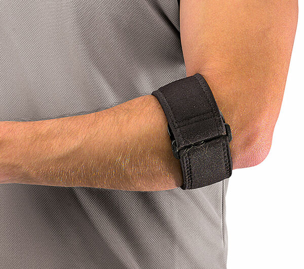 Mueller Tennis Elbow Support w/Gel Pad, pásek na tenisový loket s gelovým polštářkem porovnat ceny