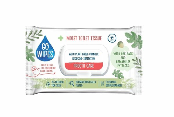 GoWipes Vlhčený toaletní papír Procto Care 44 ks porovnat ceny