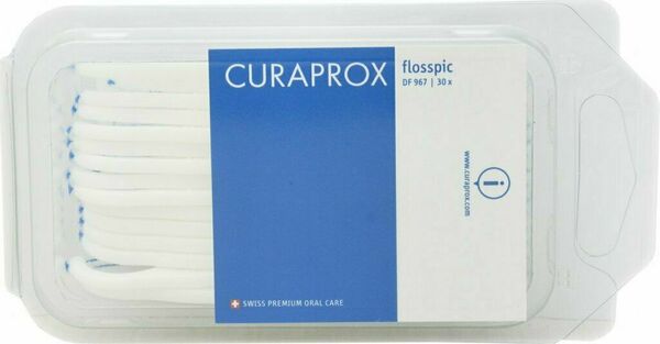 Curaprox DF 967 párátko s vloženou zubní nití 30 ks porovnat ceny